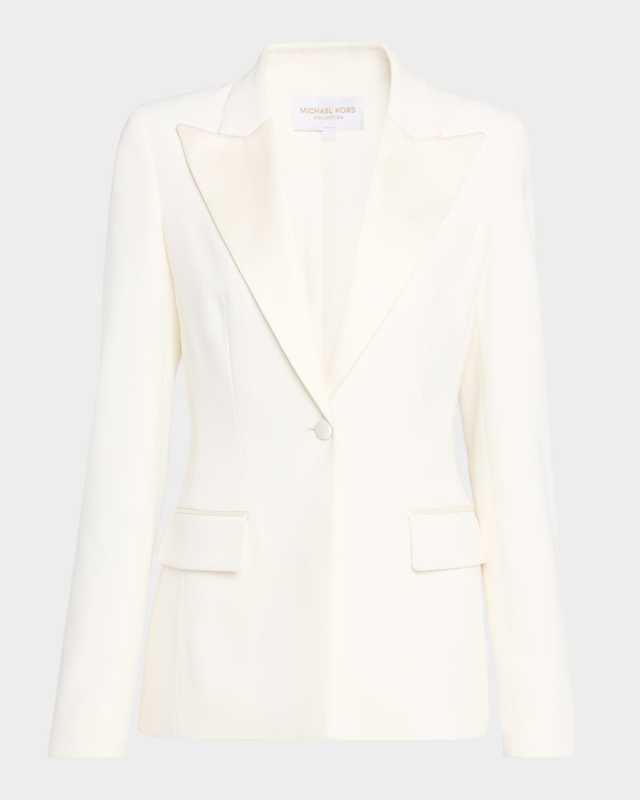 Single-Breasted Tuxedo Jacket